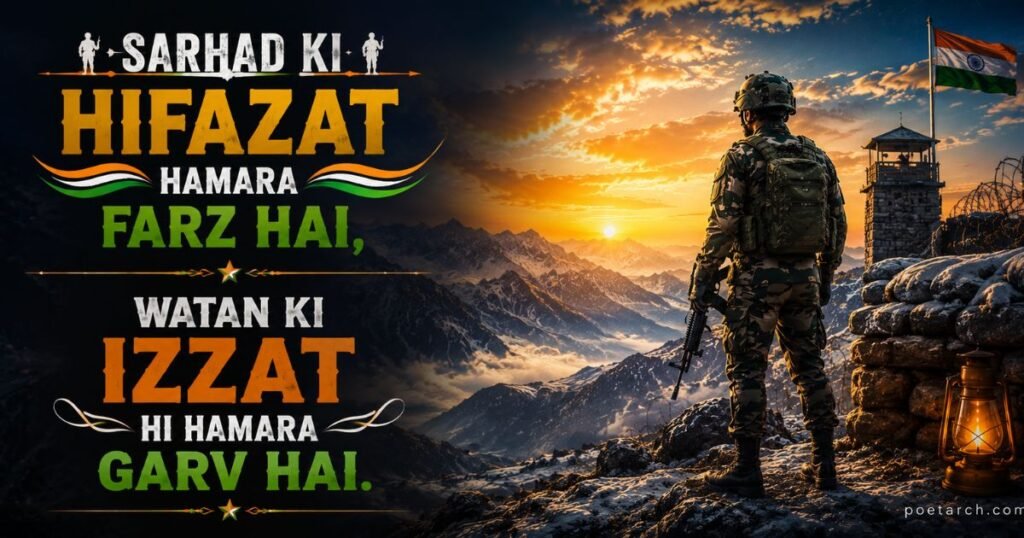 Army Attitude Shayari for Deshbhakti