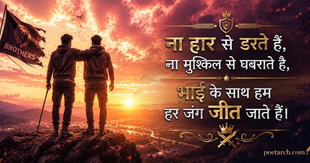 Best Bhai Attitude Shayari in Hindi