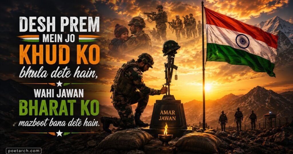 Deshbhakti Army Attitude Shayari
