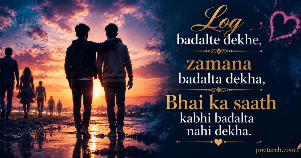 Emotional Brother Shayari with Attitude