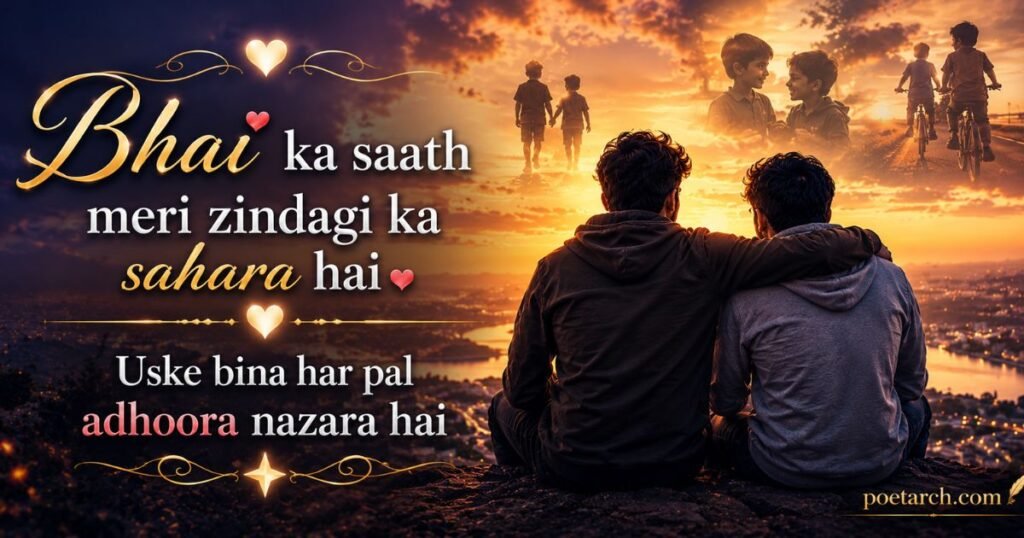 heart touching shayari for brothers