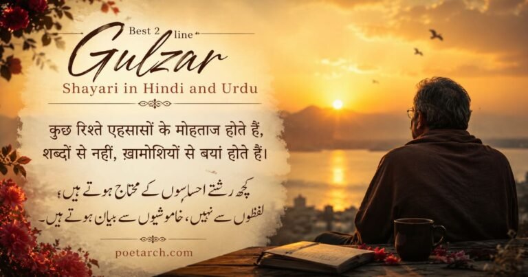 2 line gulzar shayari