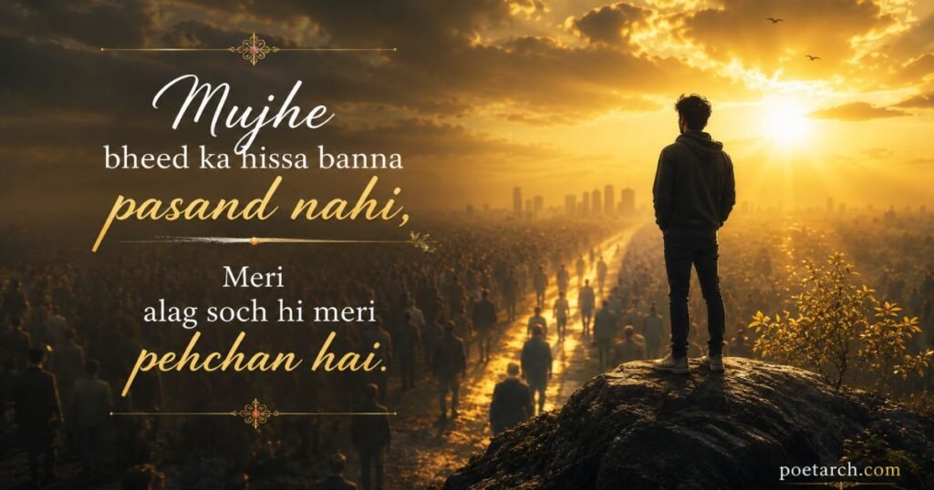 Alone Attitude Shayari for Boys