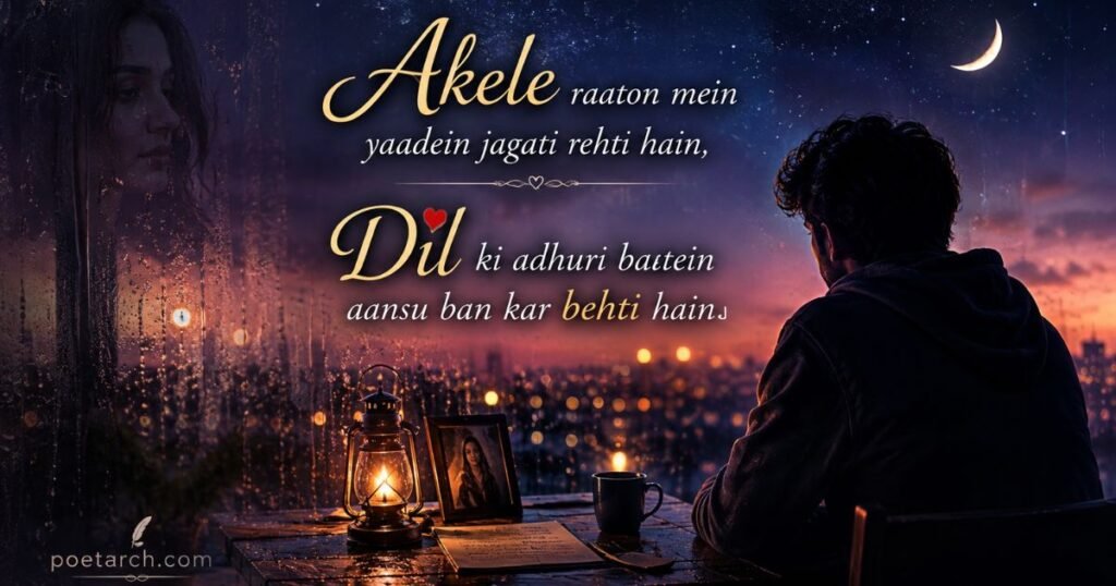 Alone Sad Shayari in English
