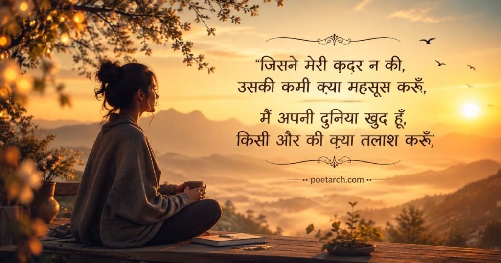Breakup Attitude Shayari for Girls in Hindi