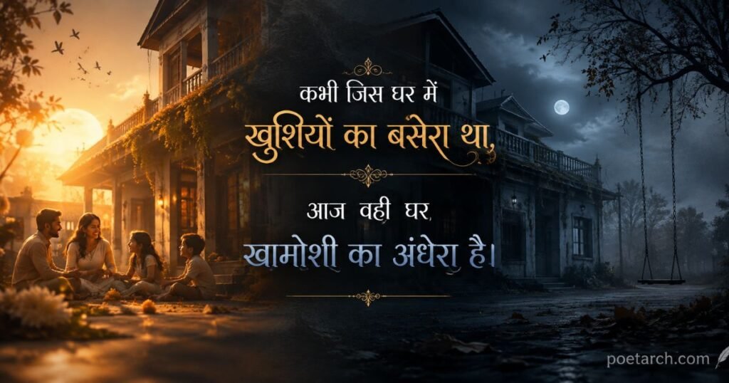 Broken Family Shayari