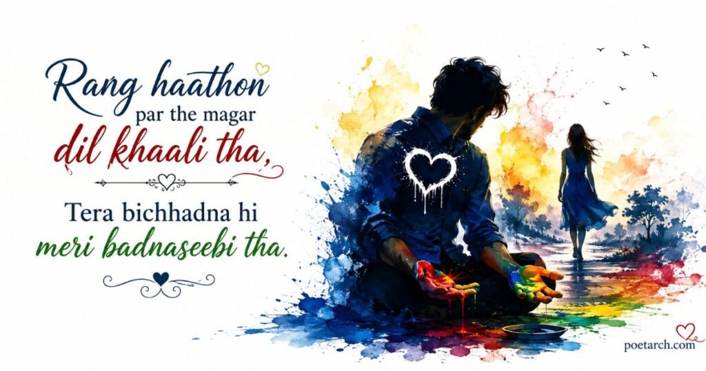 Emotional Holi Sad Shayari