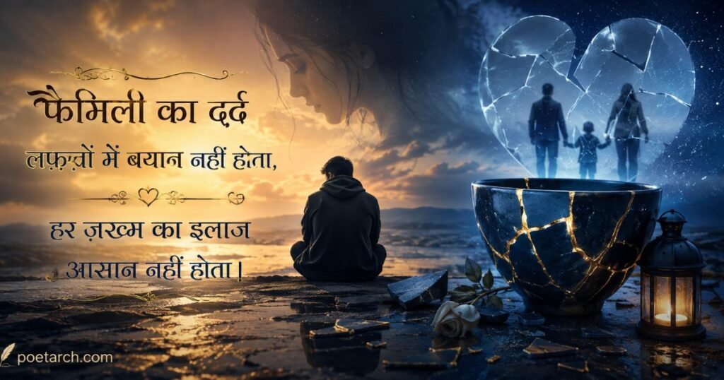 Family Pain Shayari in Hindi