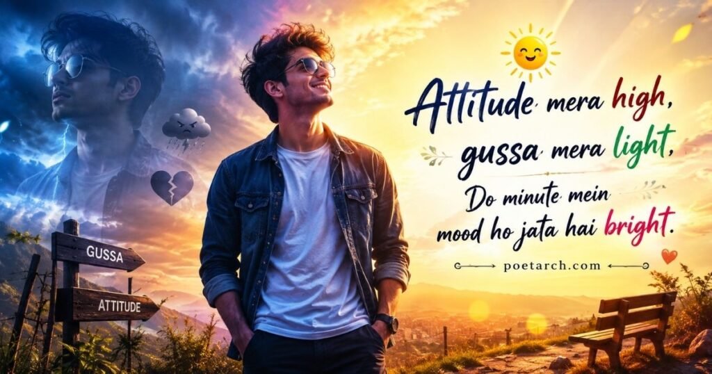 Funny Attitude Gussa  Shayari