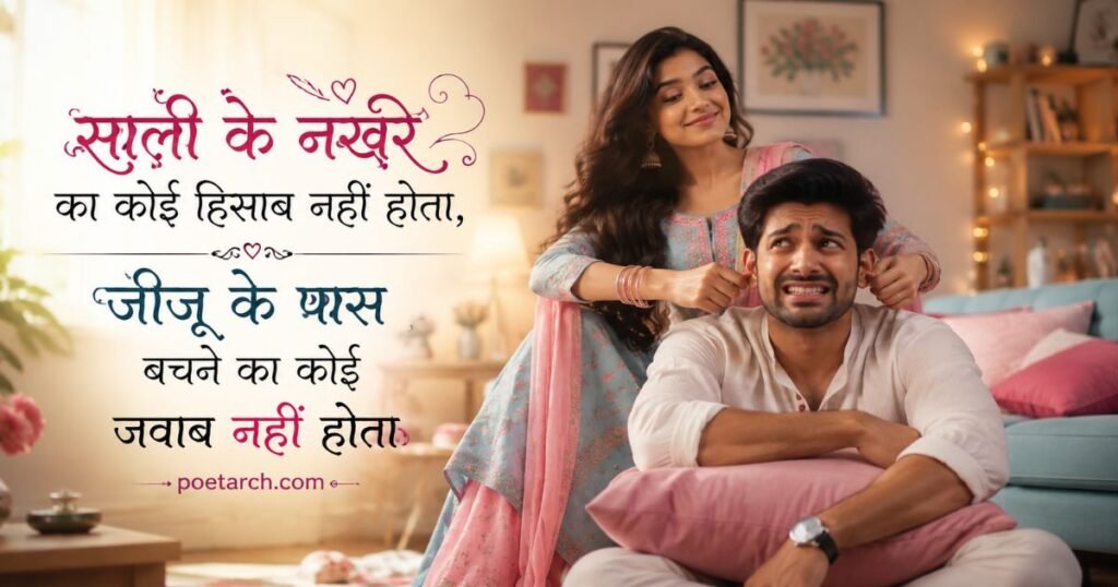 Funny Jija Sali Shayari in Hindi