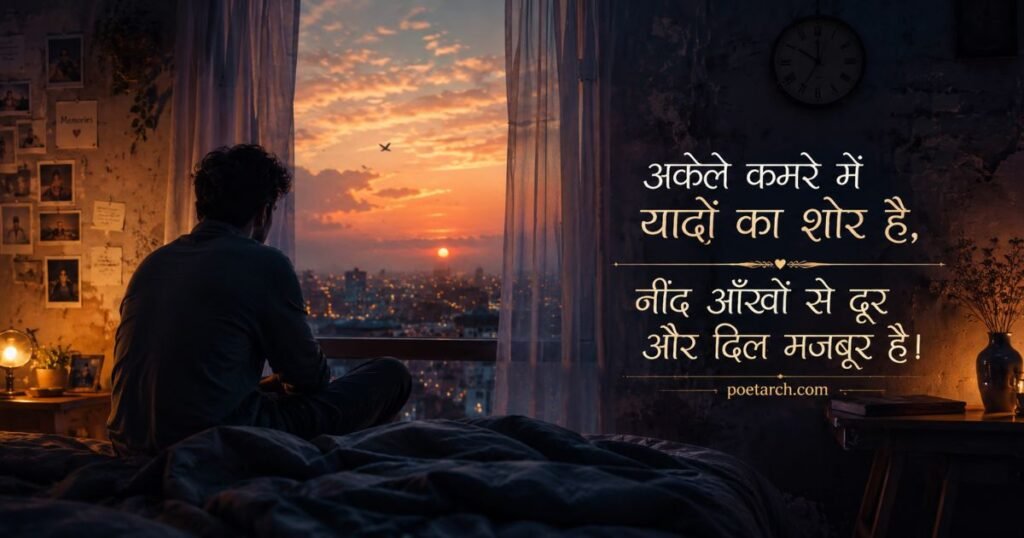 Good Night Sad Shayari in Hindi