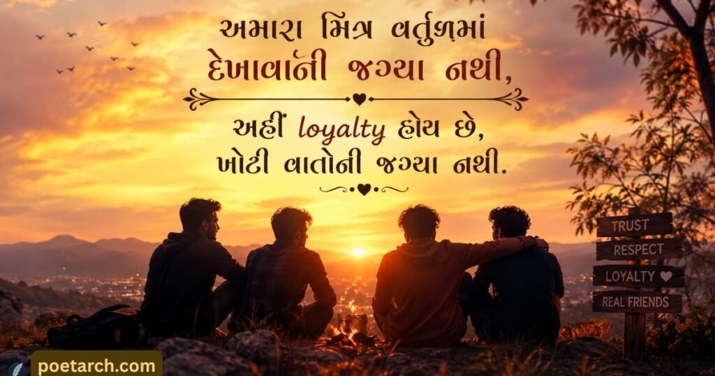 Gujarati Dosti Attitude Shayari