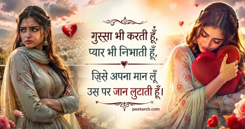 Gussa Shayari for Girls