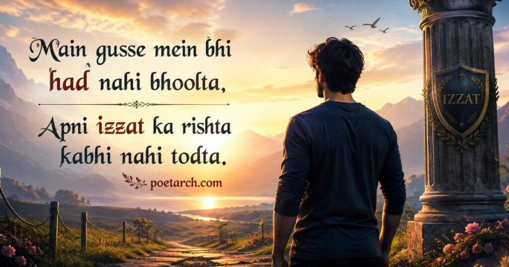 Gussa Shayari with Boy Attitude 2 line