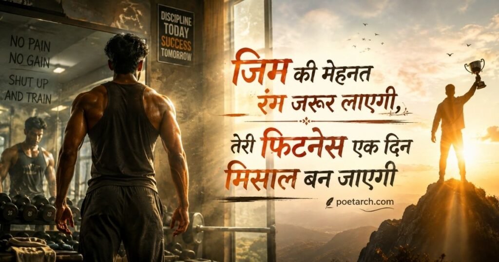 Gym Motivation Shayari in Hindi