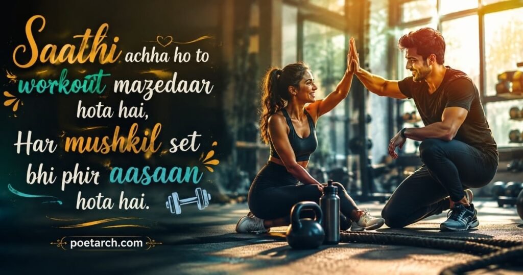 Gym Partner Shayari