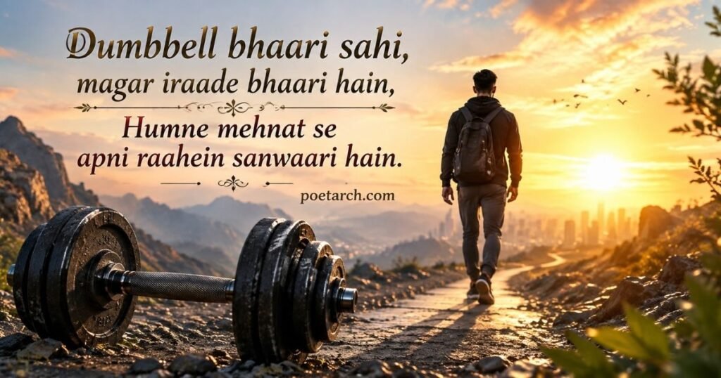 Gym Shayari for Boys