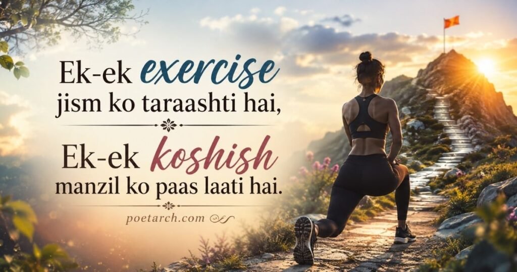 Gym Workout Shayari