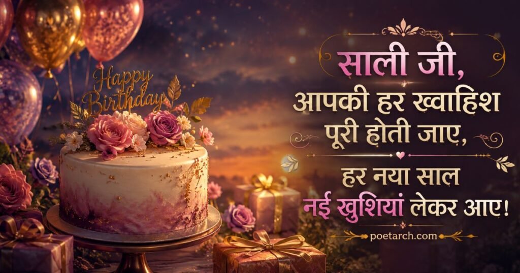 Happy Birthday Sali Ji Shayari