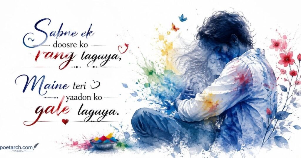 Heart Touching Holi Sad Shayari