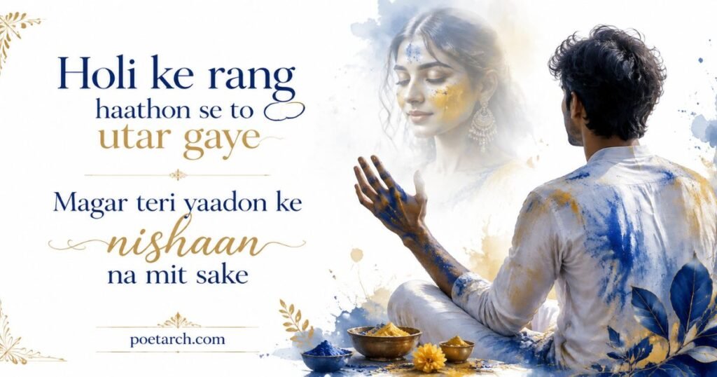 Holi Sad Shayari