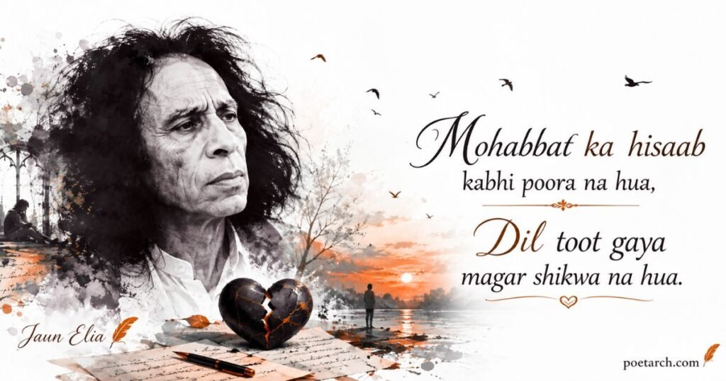 Jaun Elia Sad Love Shayari