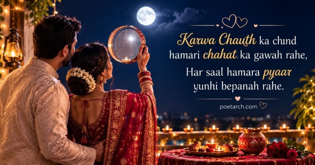 Karwa Chauth Love Shayari for Couples