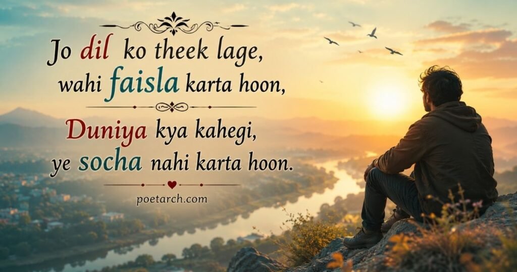 Khud Ke Liye Shayari Attitude
