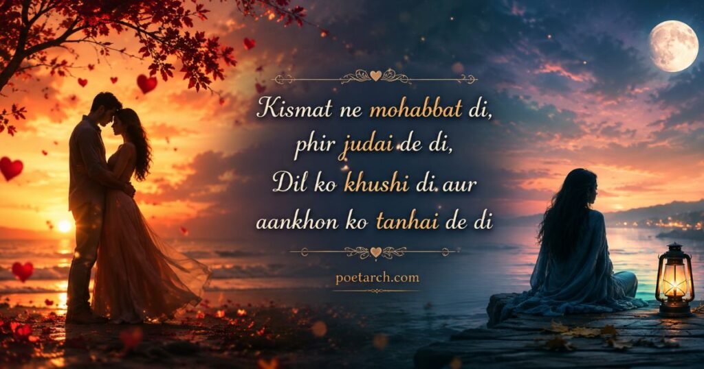 Kismat Bewafa Dard Sad Shayari
