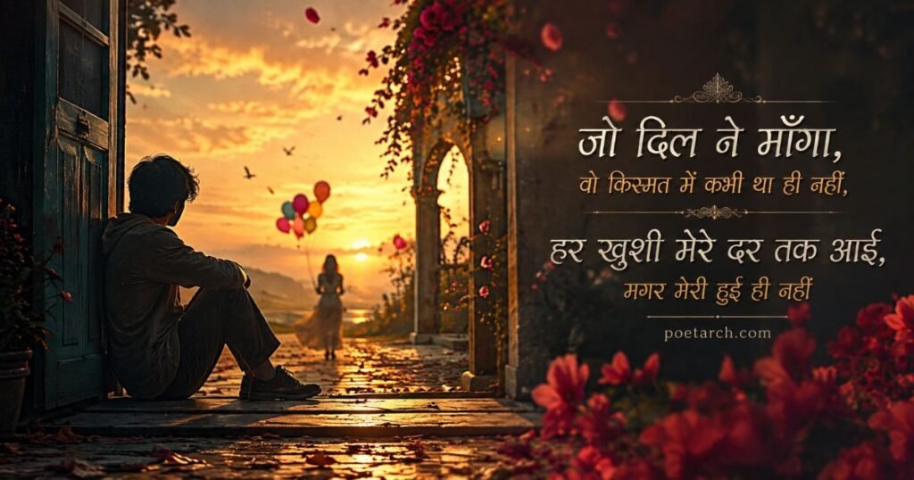 Kismat Mein Dard Sad Shayari