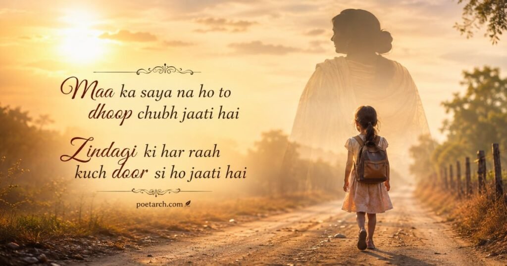 Maa ki kami sad shayari