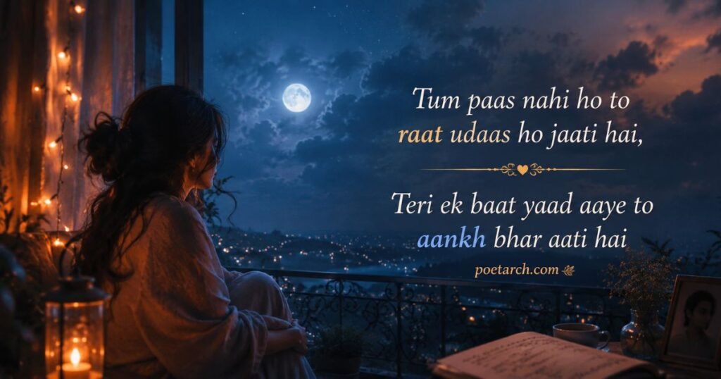 Night Sad Shayari for Boyfriend