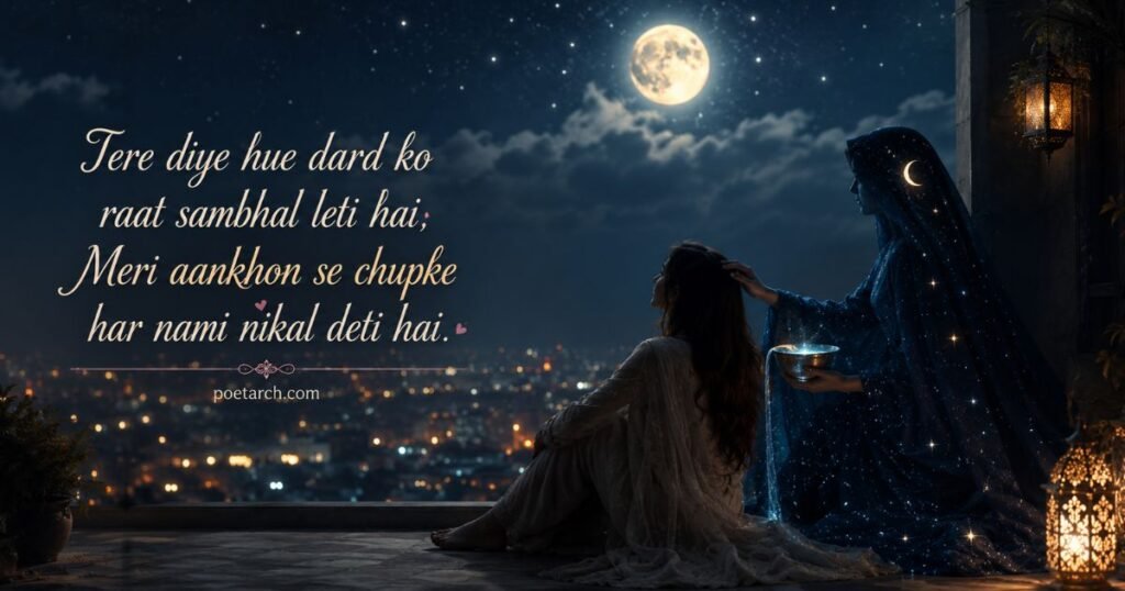 Night Sad Shayari for Broken Heart
