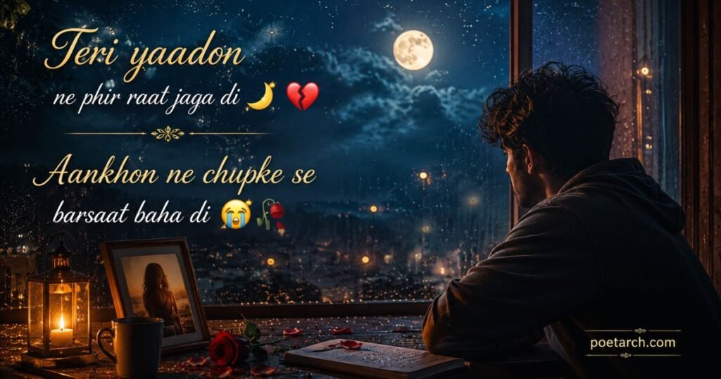 Sad Shayari Life 2 Line with Emoji
