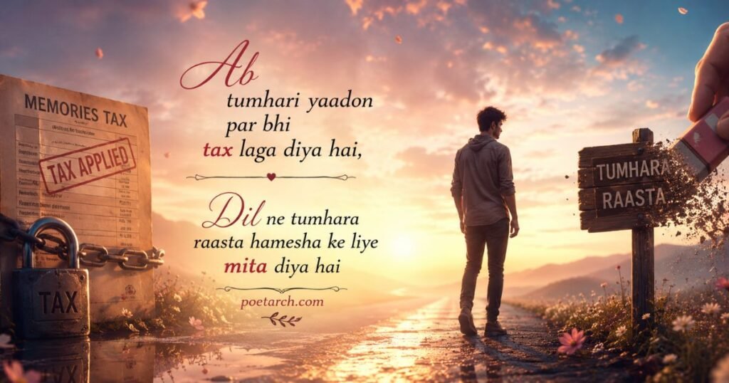 Savage Attitude Shayari for Breakup