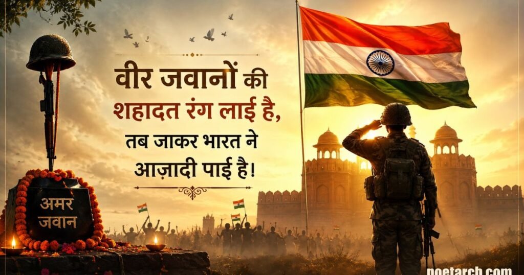 Shaheedon par desh bhakti shayari