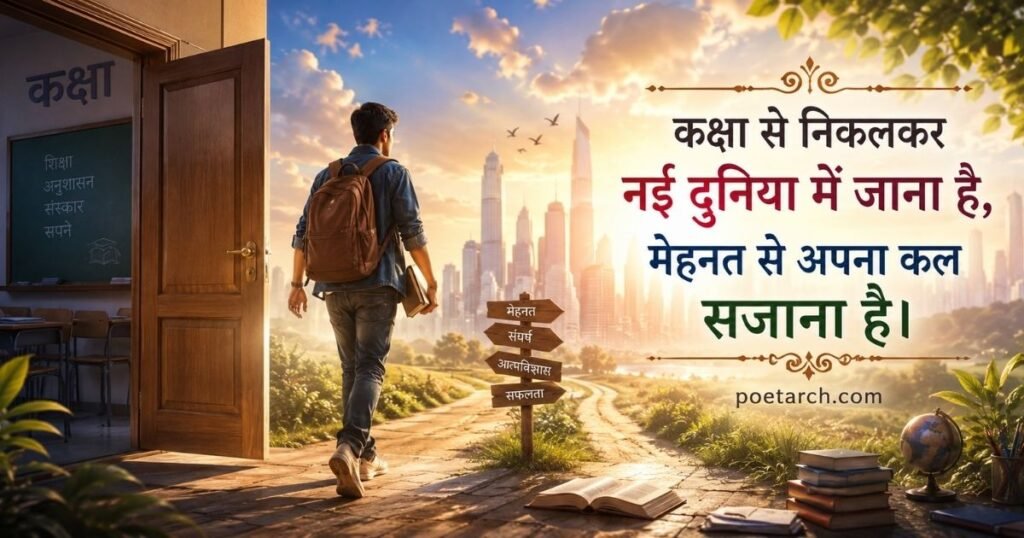 Student Farewell Shayari in Hindi