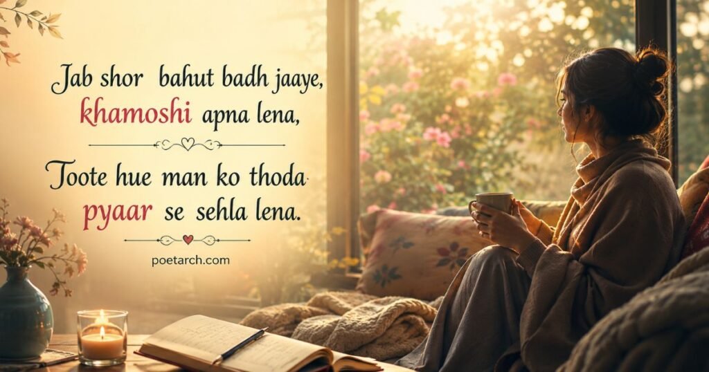 Sukoon Shayari for Peace of Mind