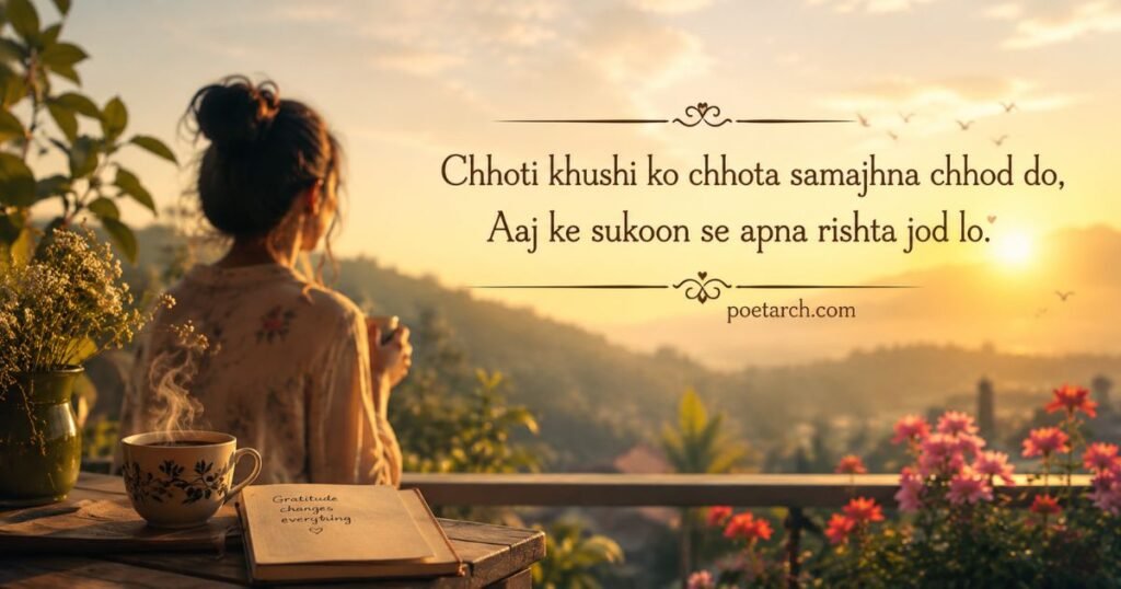 Sukoon Shayari on Happiness