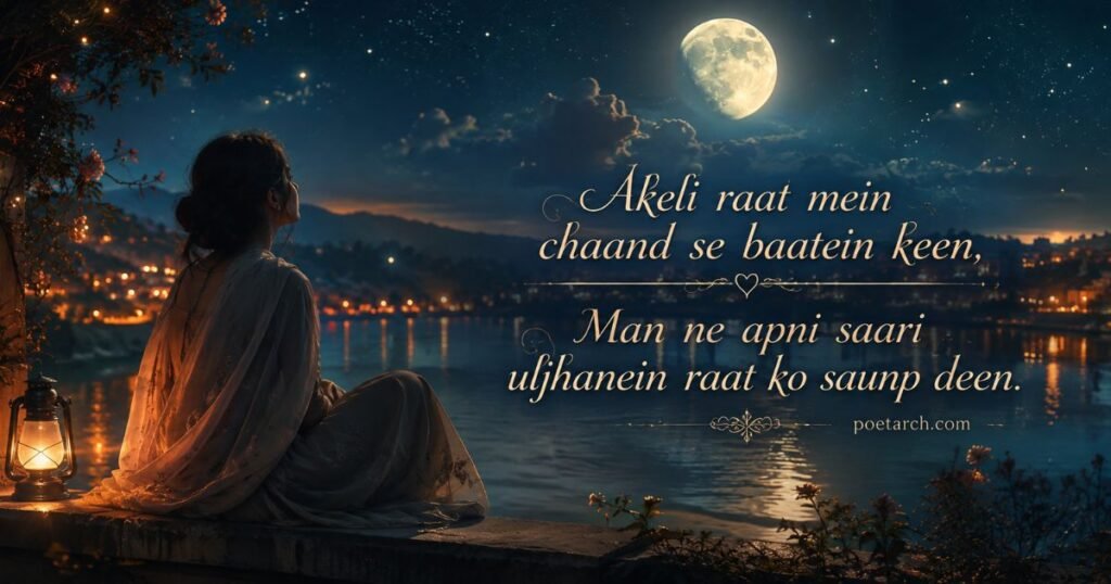 Tanhai Mein Sukoon Shayari