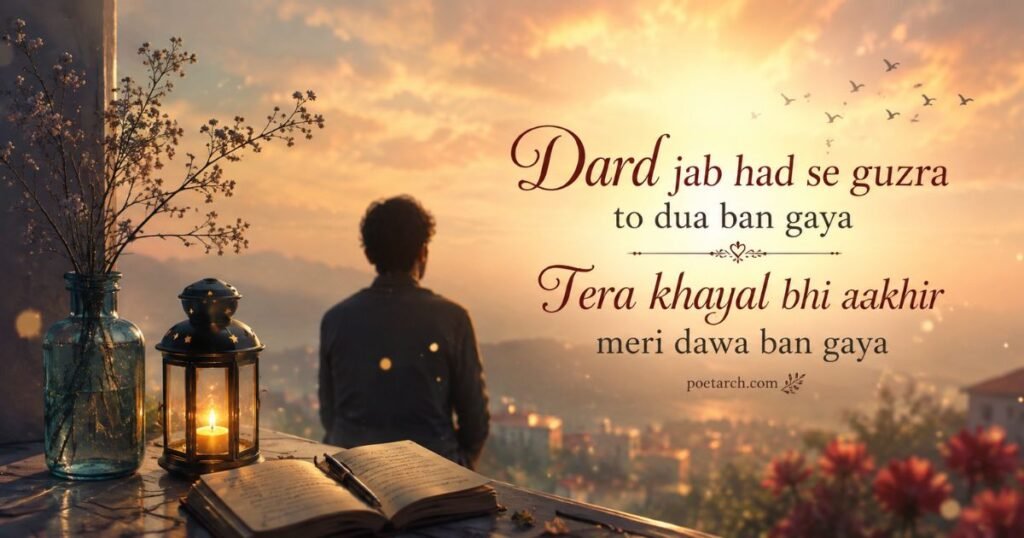 Tehzeeb Hafi Dard Bhari Shayari