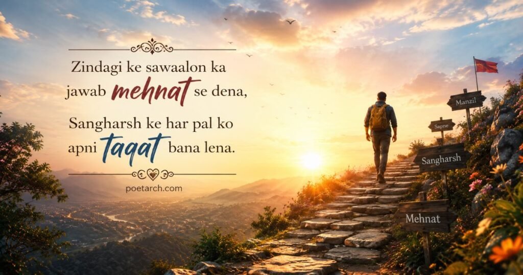 Zindagi Aur Sangharsh Shayari