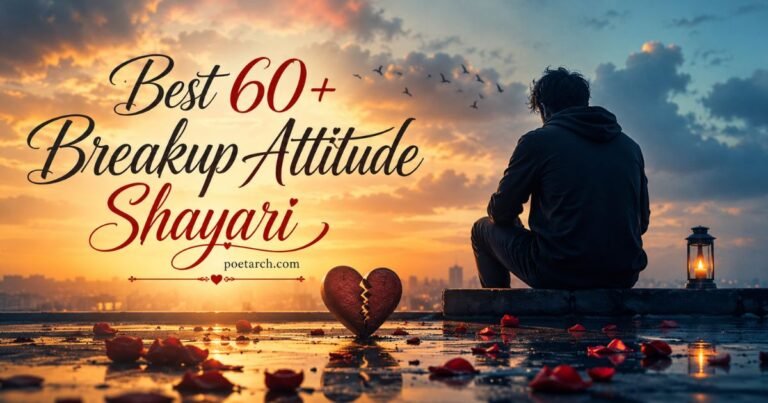 breakup attitude shayari