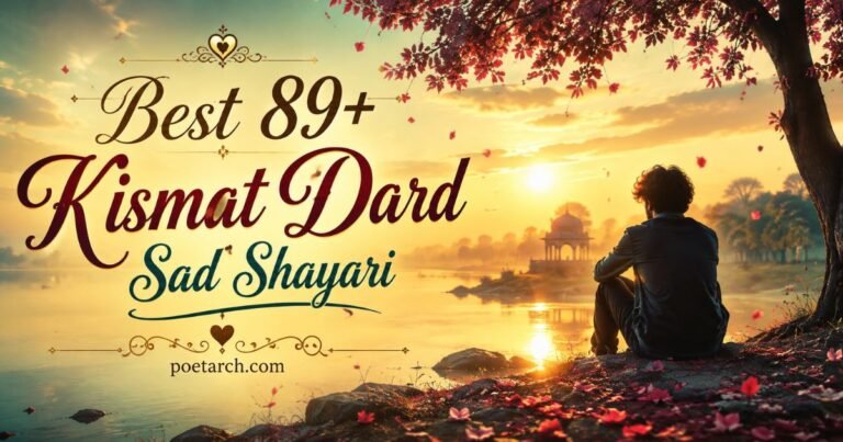 kismat dard sad shayari