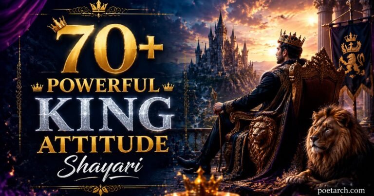 powerful king attitude shayari