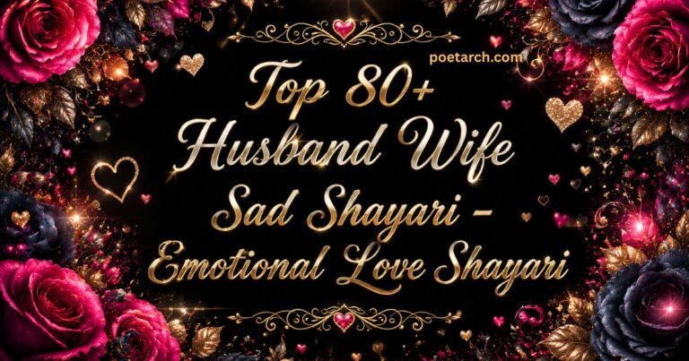 top husband wife sad shayari