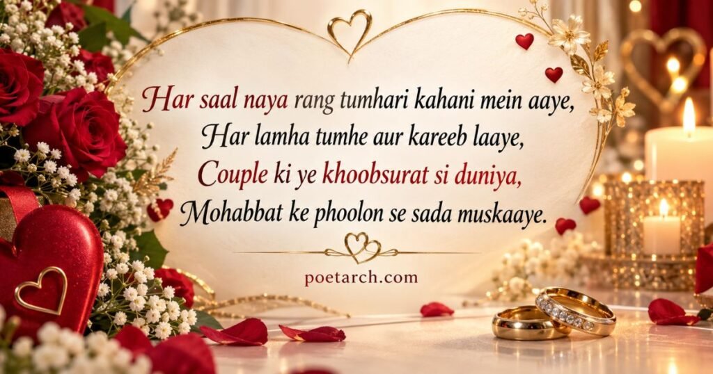 Anniversary Shayari for Couple