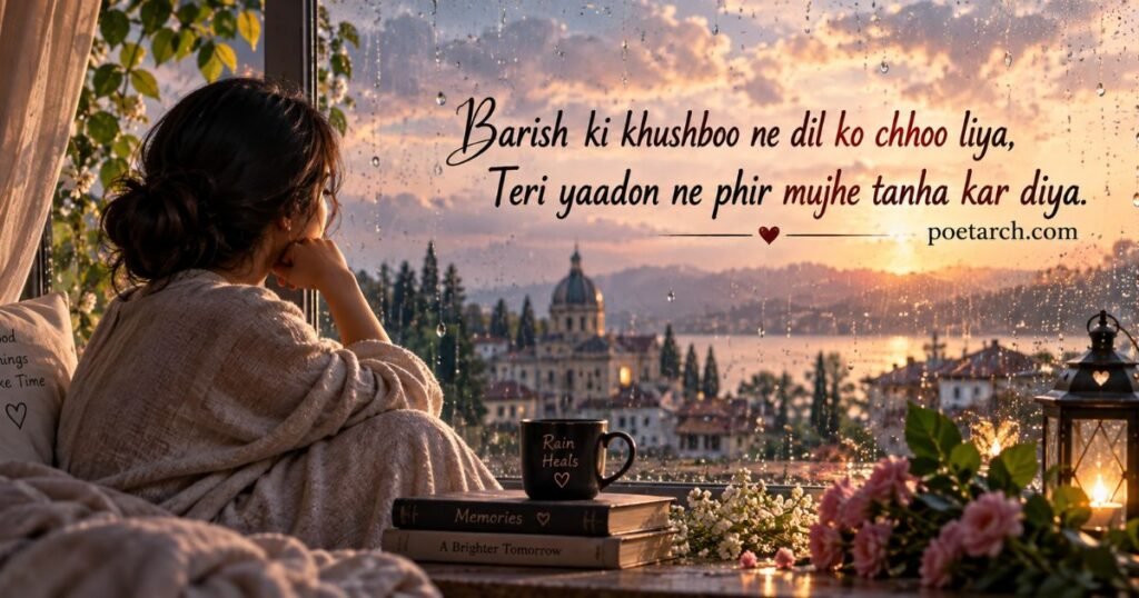 Barish Mein Yaad Shayari