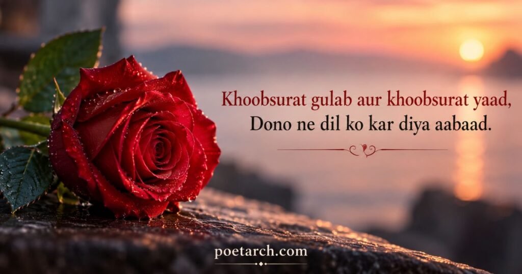 Beautiful Gulab Shayari 2 Lines