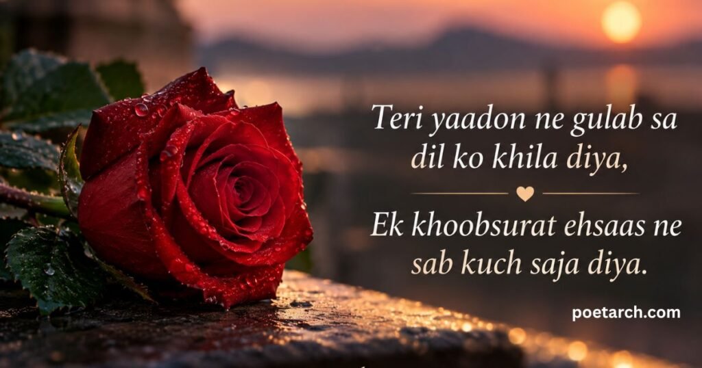 Beautiful Rose Shayari in English